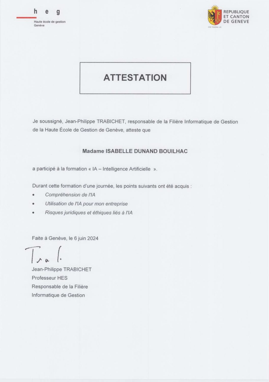Formation – Compréhension de l’IA